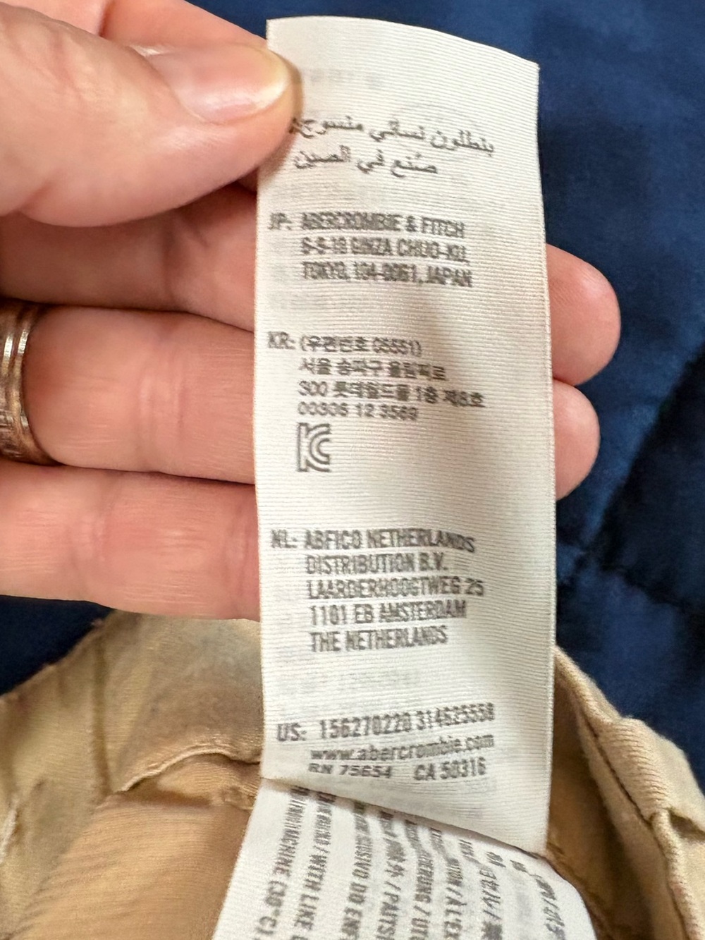 Abercrombie & Fitch Sloane Tailored High Rise Wide Trouser Pant Khaki/Tan Medium - Picture 4 of 8